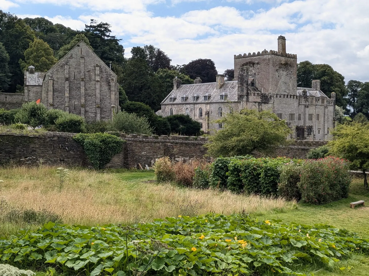 Photo of Buckland Abbey, a ruined abbey near Plymouth in the Tamar Valley, Devon, south west England.