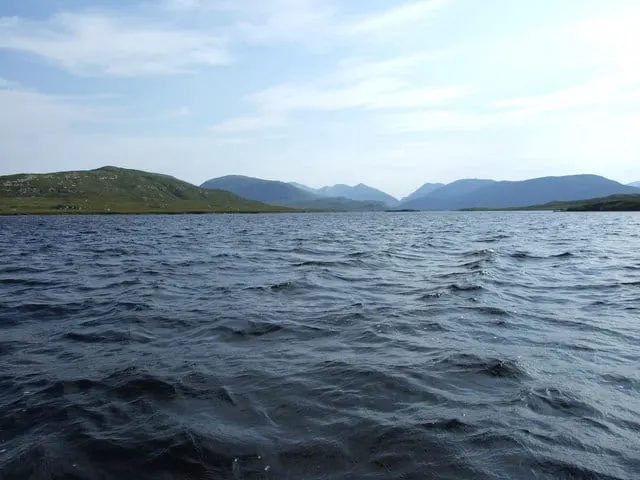 Photo of Loch Langavat, a loch near Balallan, Na h-Eileanan Siar, the Scottish Highlands and Islands.