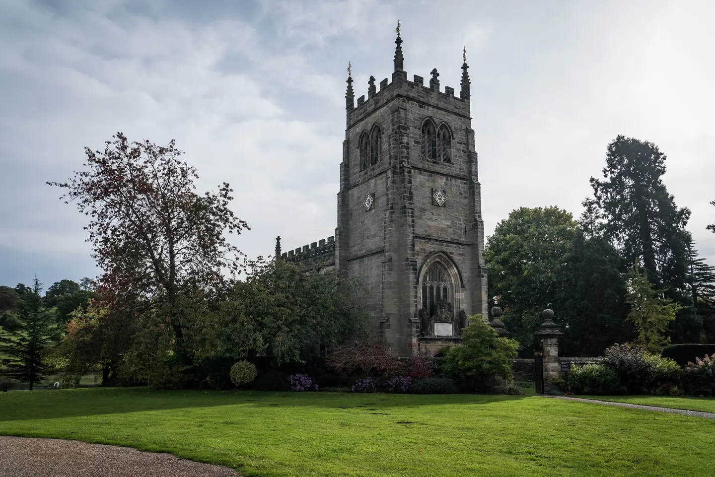 Photo of Holy Trinity, Staunton Harold, a church in Leicestershire, central England.