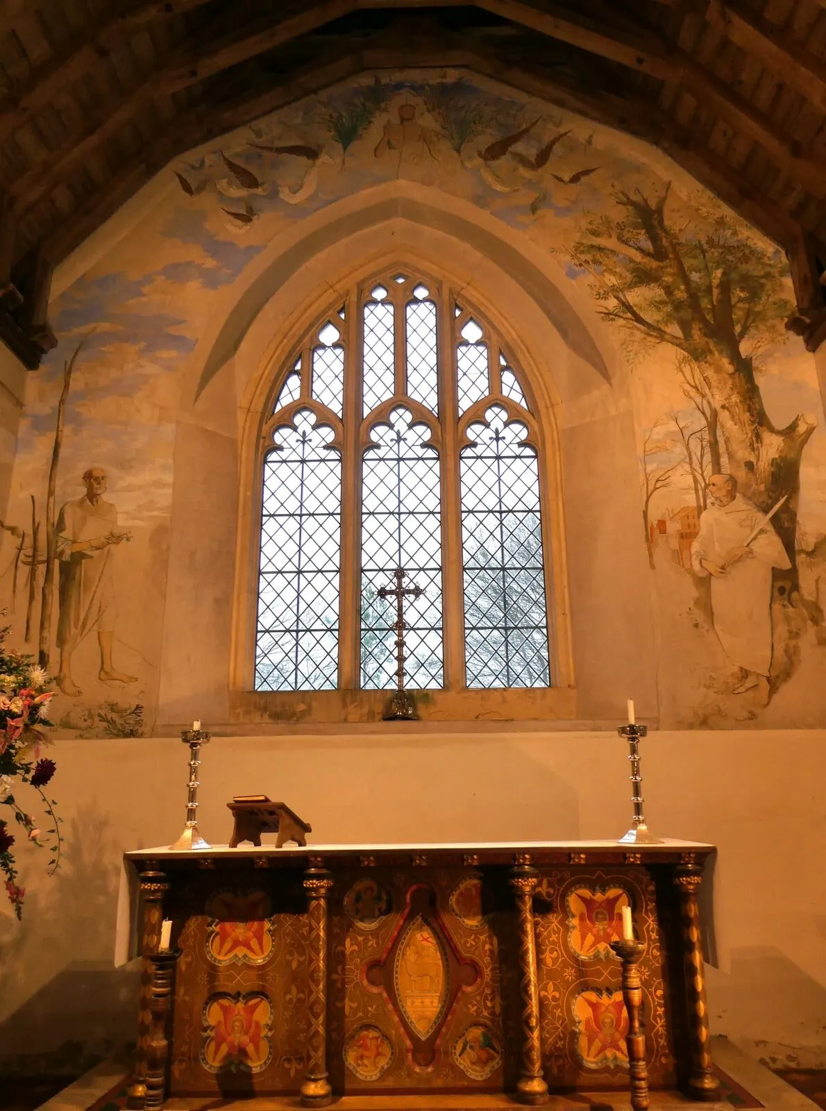 Photo of Sts Cosmas and Damian, Challock, a church in Kent, south east England.