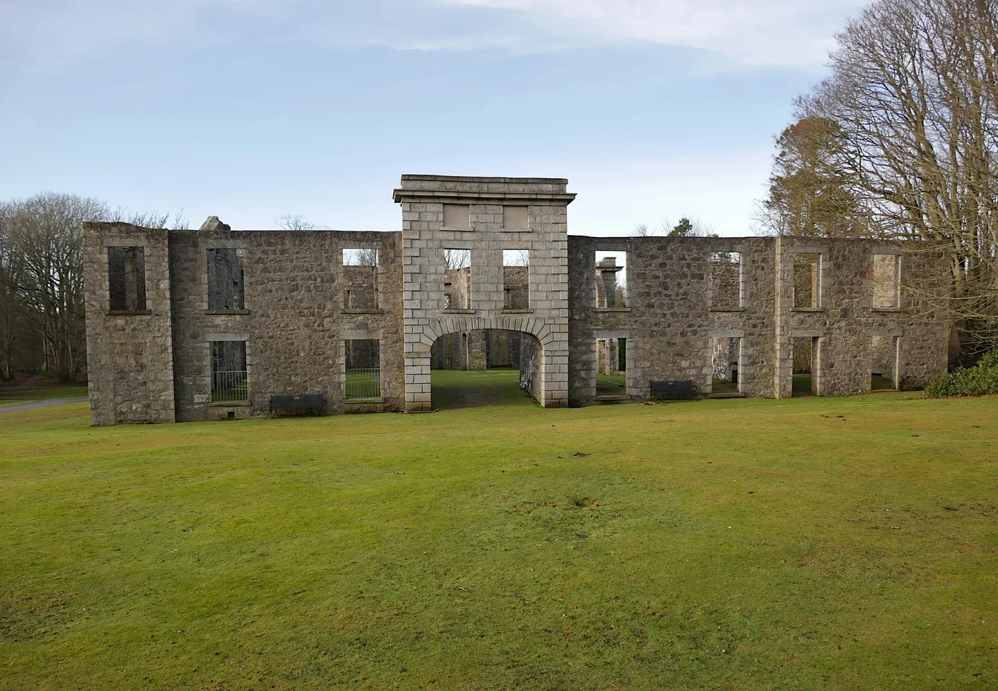 Photo of Aden Country Park, a garden near Mintlaw, Aberdeenshire, north east Scotland.