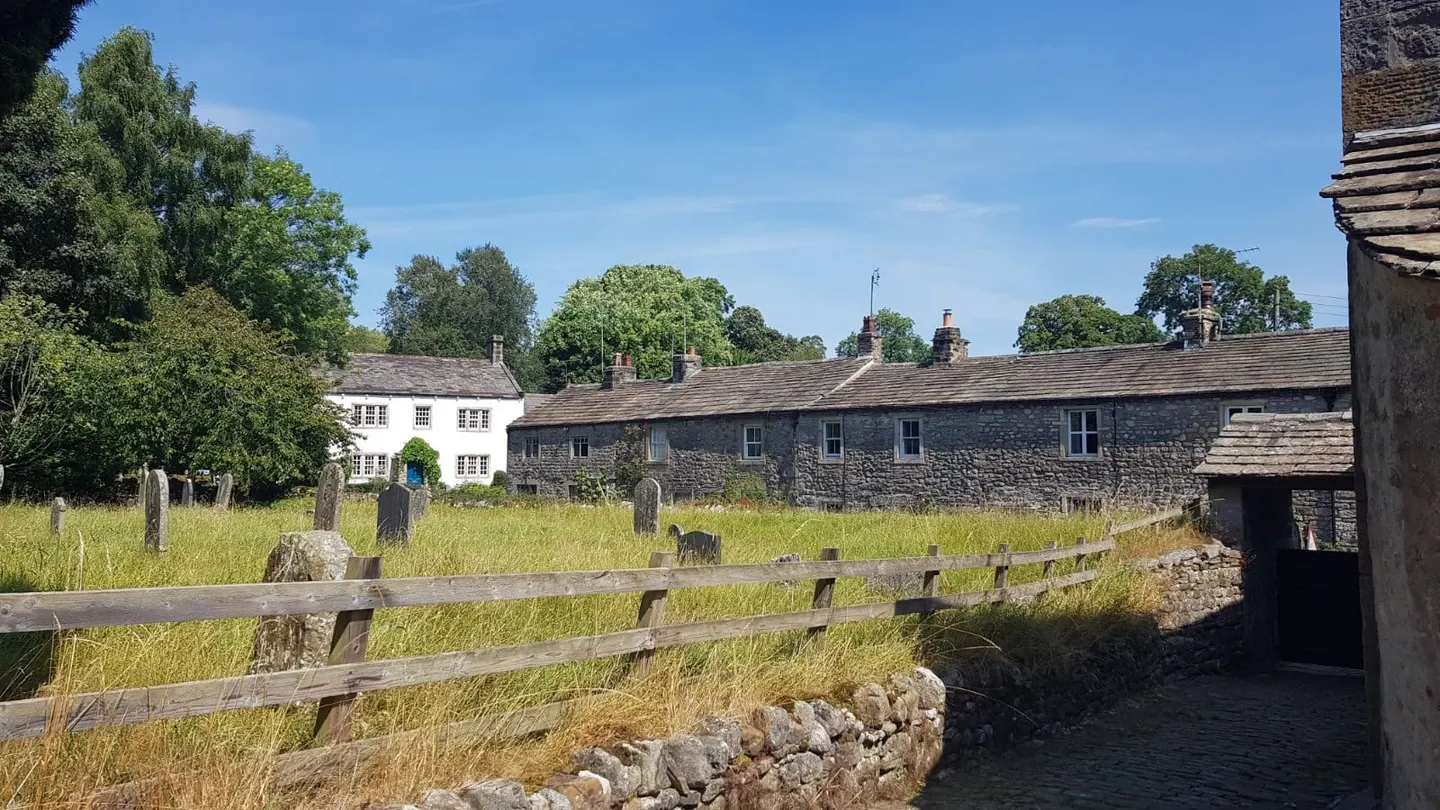 Photo of Kirkby Malham, a village in the Yorkshire Dales, North Yorkshire, northern England.