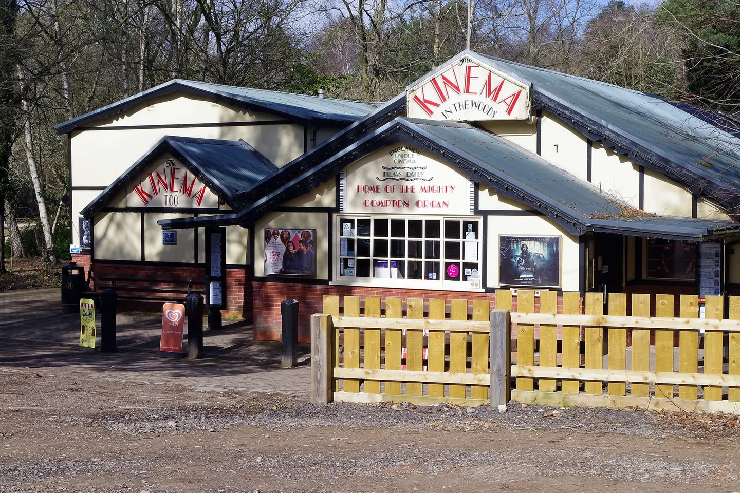 Photo of Kinema in the Woods, a visitor attraction near Woodhall Spa, Lincolnshire, central England.