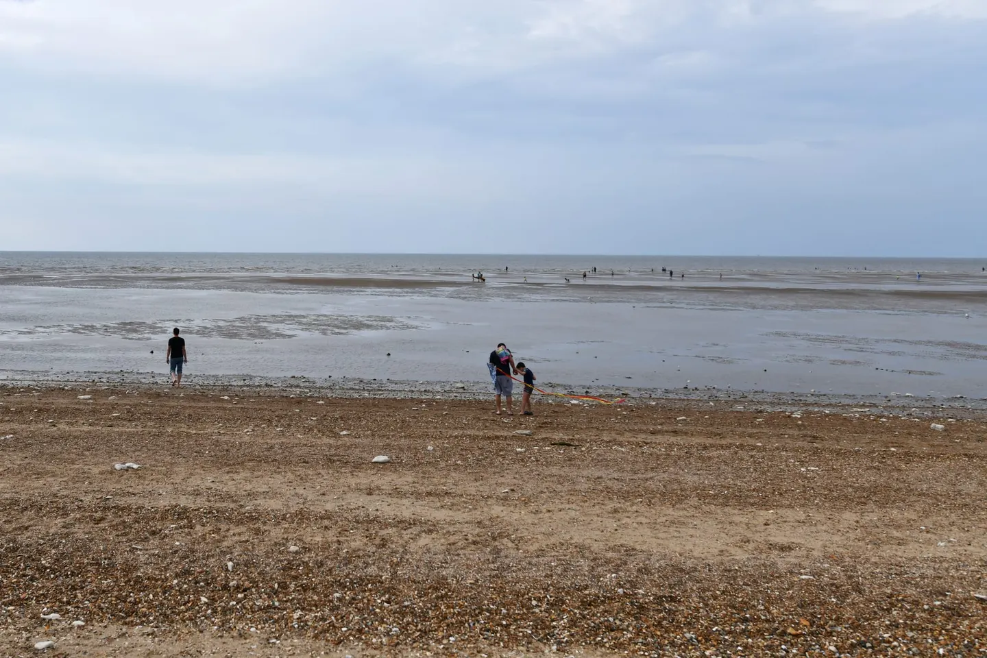 Photo of Hunstanton (Old Hunstanton), a swimming spot in Norfolk, eastern England.