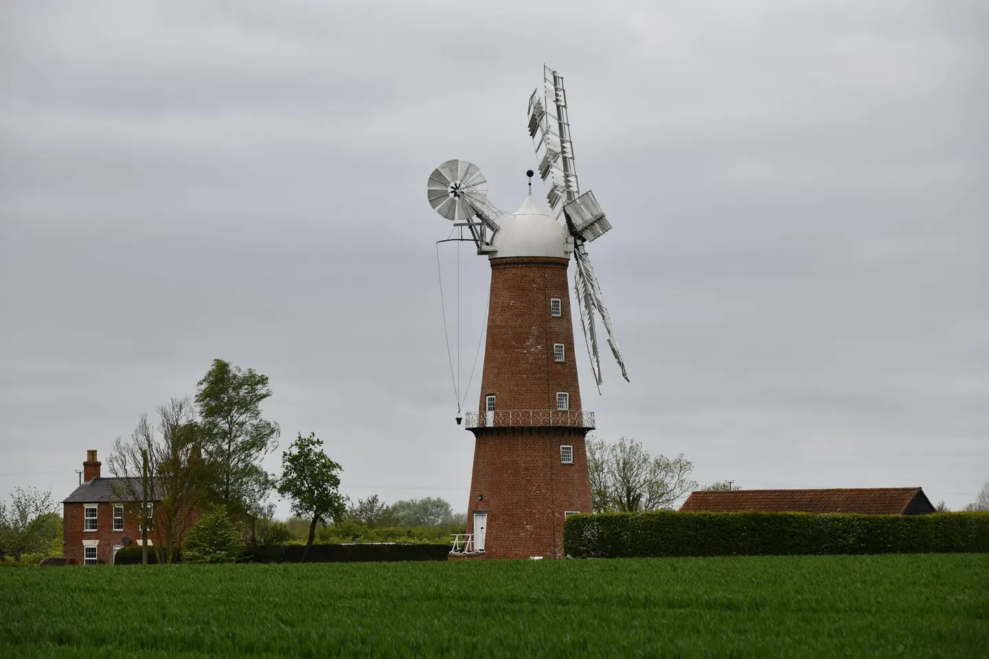 Photo of Sibsey Trader Windmill, a windmill in Lincolnshire, central England.