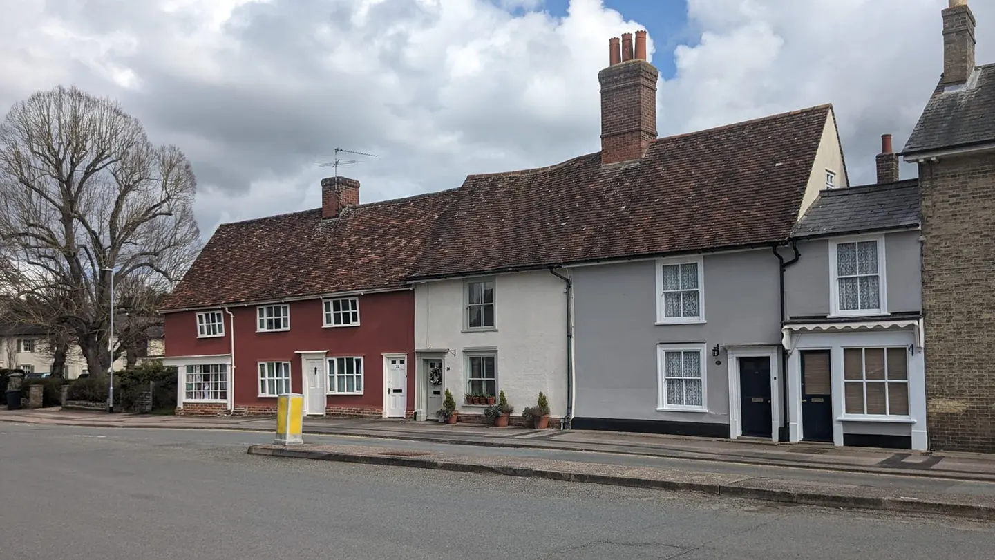 Photo of Clare, a village in Suffolk, eastern England.