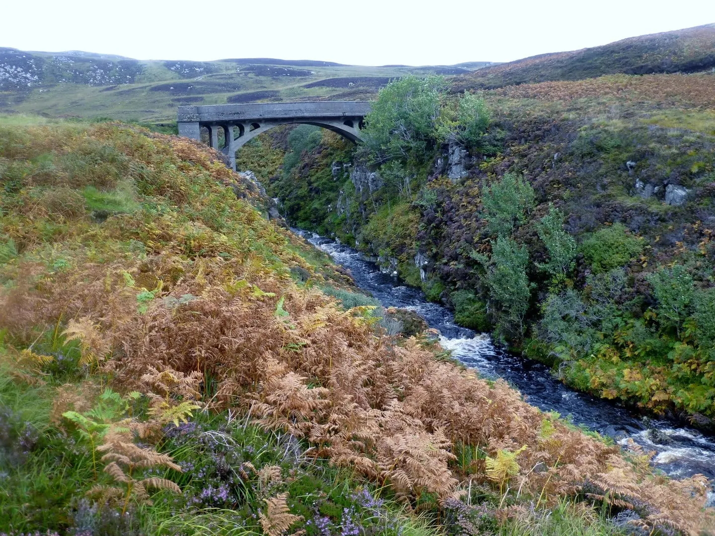 Photo: Bridge to Nowhere, a viewpoint near North Tolsta, Na h-Eileanan Siar, the Scottish Highlands and Islands.