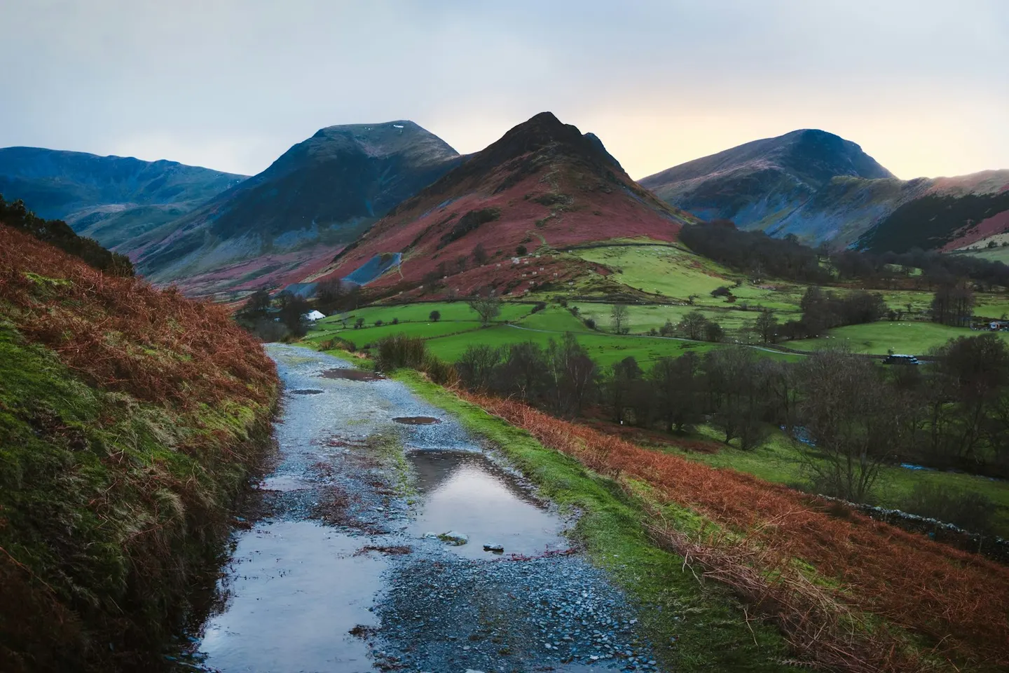 Photo: Hindscarth, a 727m Lake District fell near Buttermere, Cumbria, north west England.