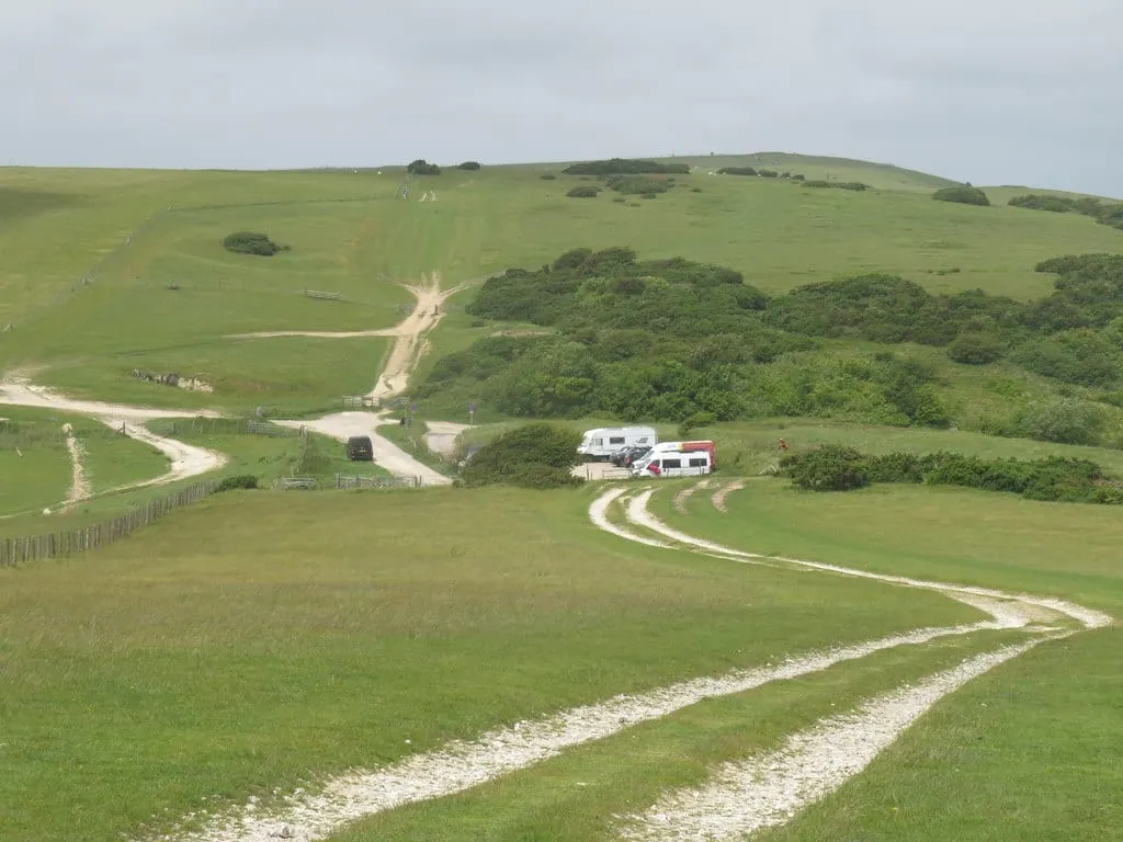 Photo: Bo Peep, a viewpoint near Alfriston in the South Downs, East Sussex, south east England.