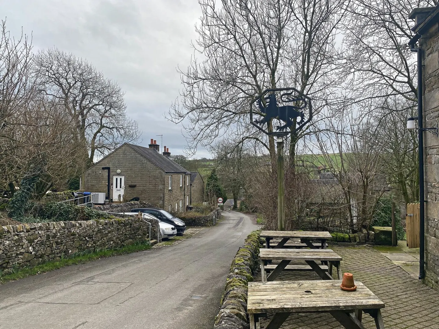 Photo of Butterton, a village in the Peak District, Staffordshire, central England.