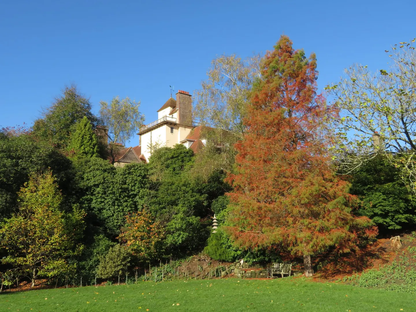 Photo of Standen House and Garden, a house & garden near Forest Row in the High Weald, West Sussex, south east England.