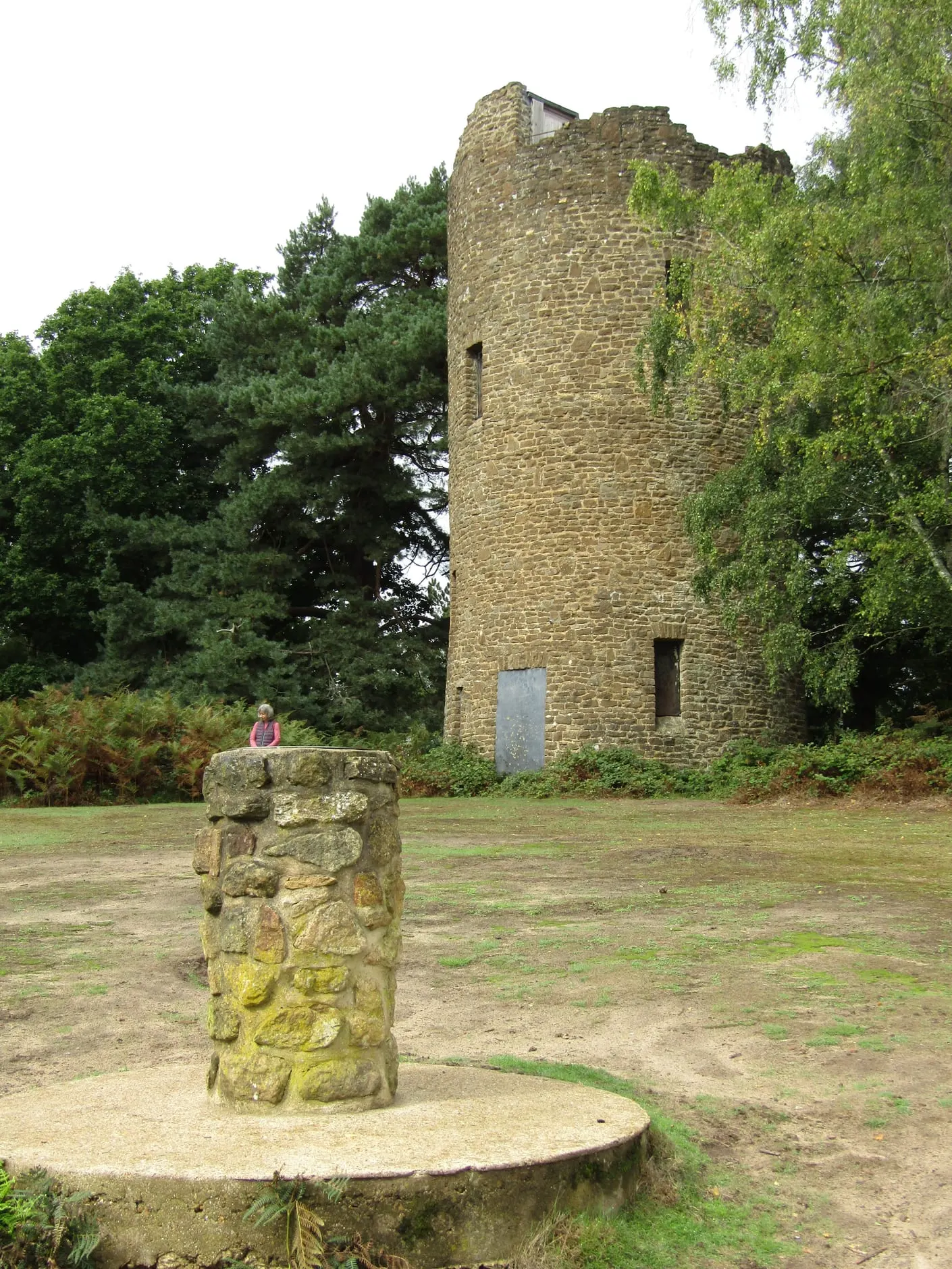 Photo of Chinthurst Hill, a folly near Wonersh, Surrey, south east England.