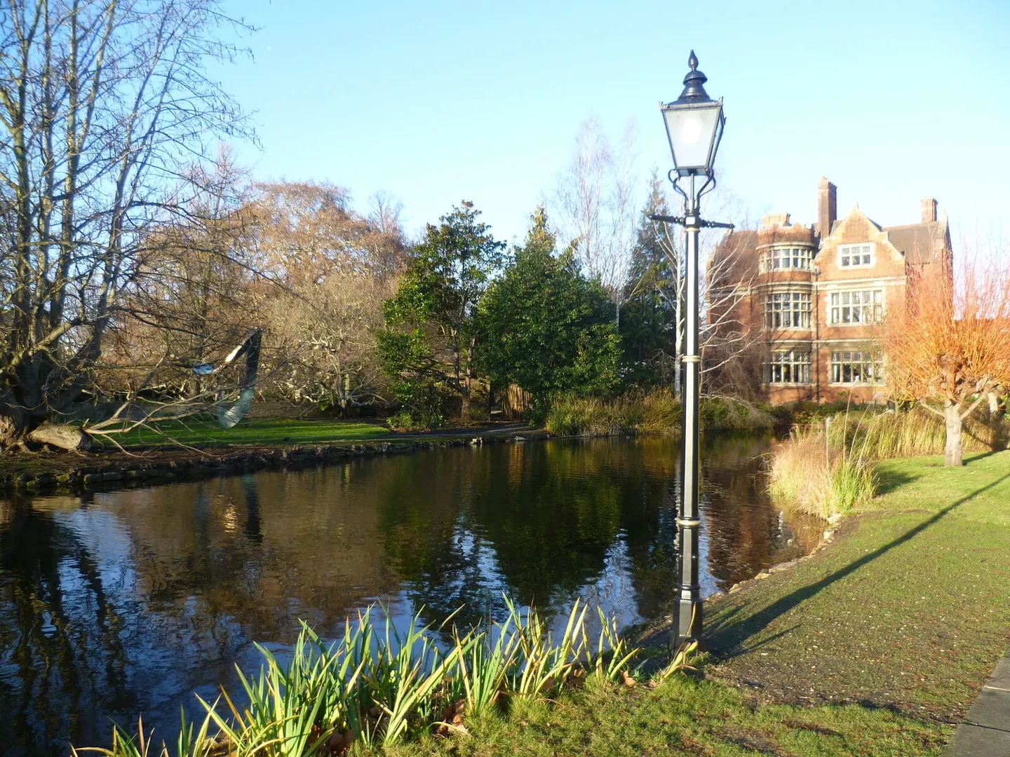 Photo of Emmanuel College, a Grade II* registered house & garden in Cambridgeshire, eastern England.