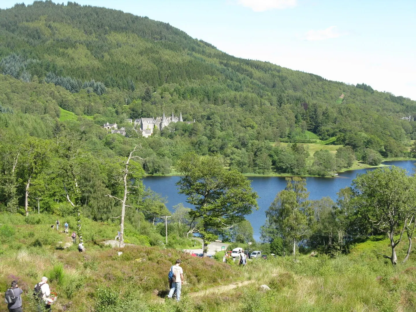 Photo of Loch Achray, a loch near Brig o' Turk in Loch Lomond & The Trossachs, Stirling, central Scotland.