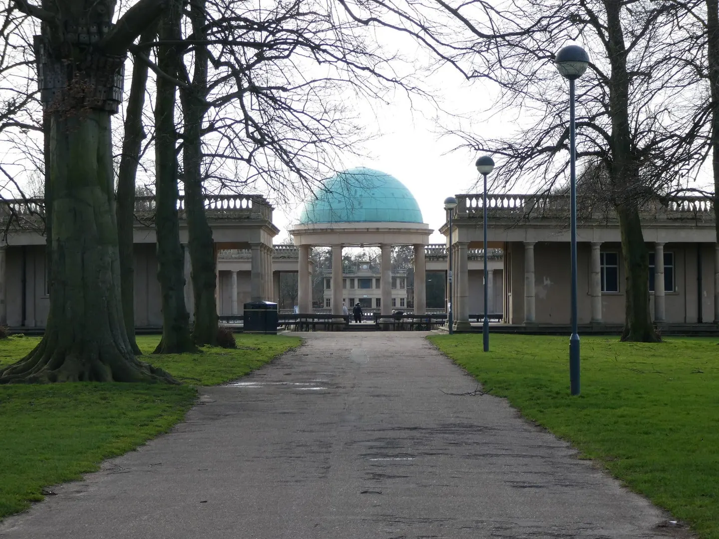 Photo of Eaton Park, a Grade II* registered house & garden near Norwich, Norfolk, eastern England.