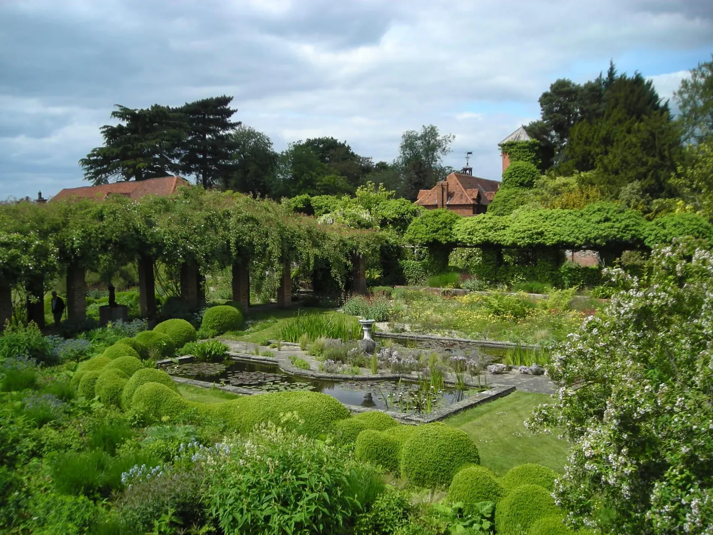 Photo of Waltham Place Garden, a garden near White Waltham, Berkshire, south east England.
