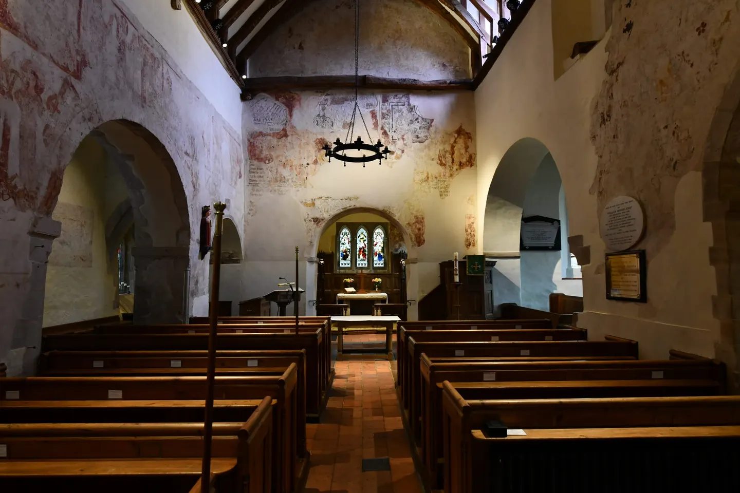 Photo of St John the Baptist, Little Missenden, a church in the Chilterns, Buckinghamshire, south east England.