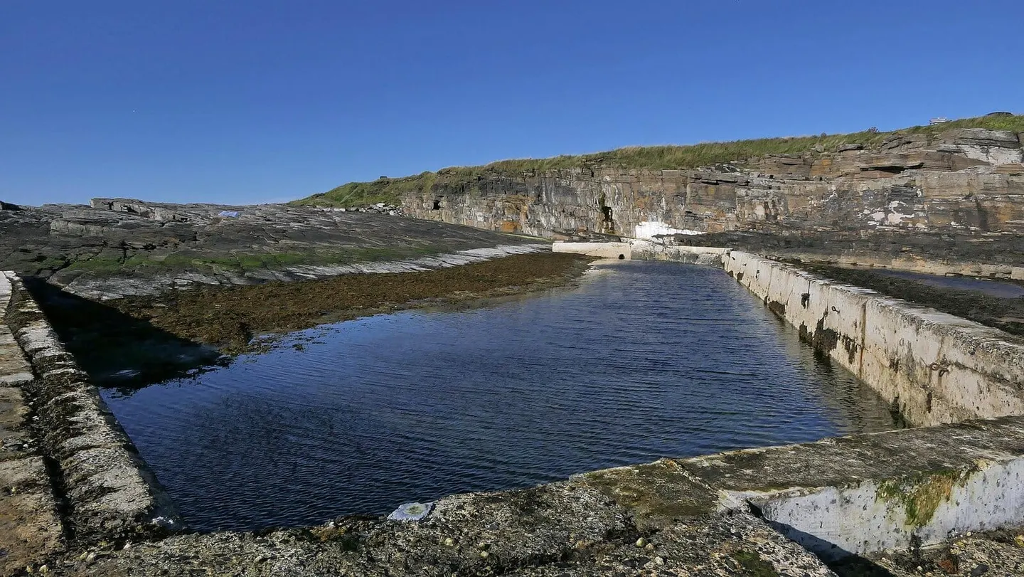 Photo of The Trinkie, a sea pool near Wick, Highland, the Scottish Highlands and Islands.