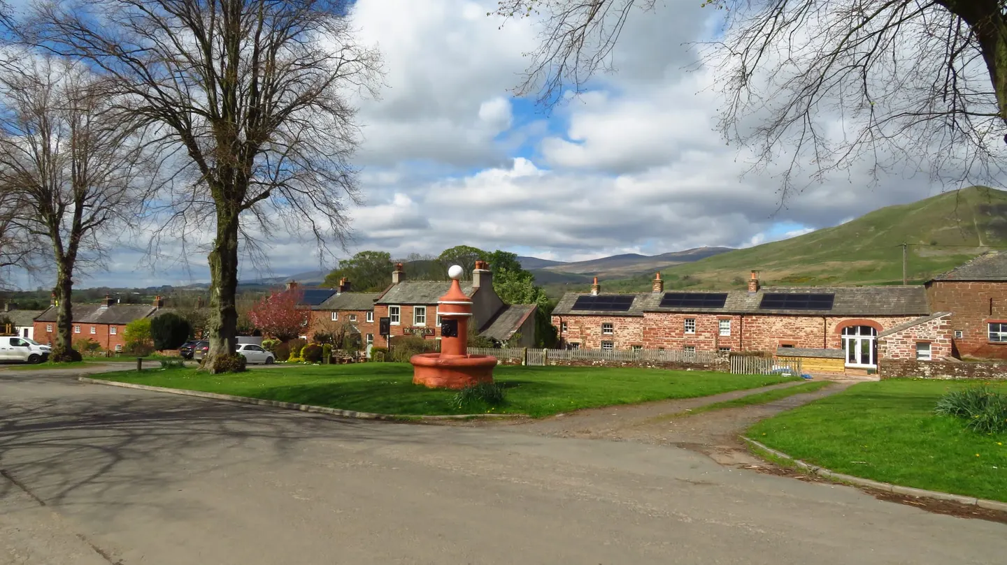 Photo of Dufton, a village in the North Pennines, Cumbria, north west England.