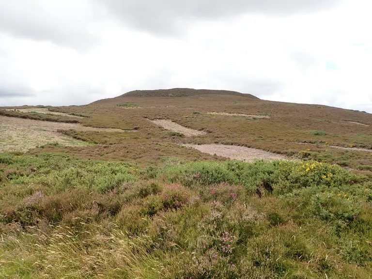 Photo: Moel Arthur, a viewpoint near Cilcain in the Clwydian Range & Dee Valley, Flintshire, north Wales.