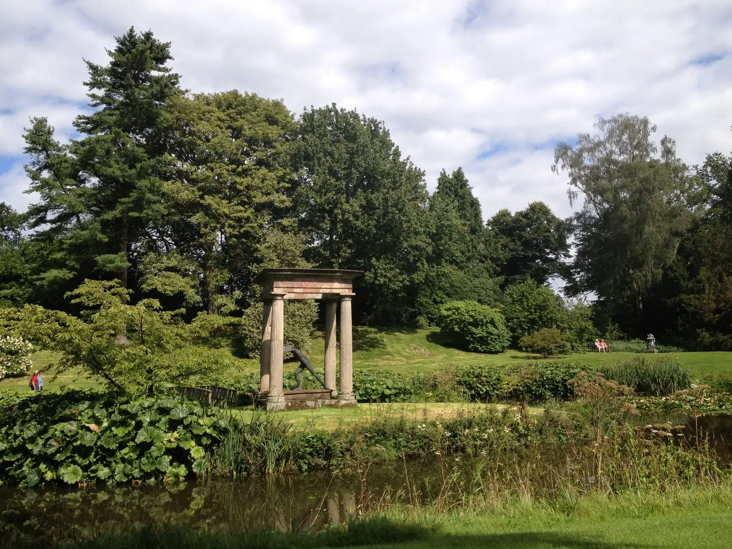 Photo of Cholmondeley Castle Gardens, a garden in Cheshire, north west England.