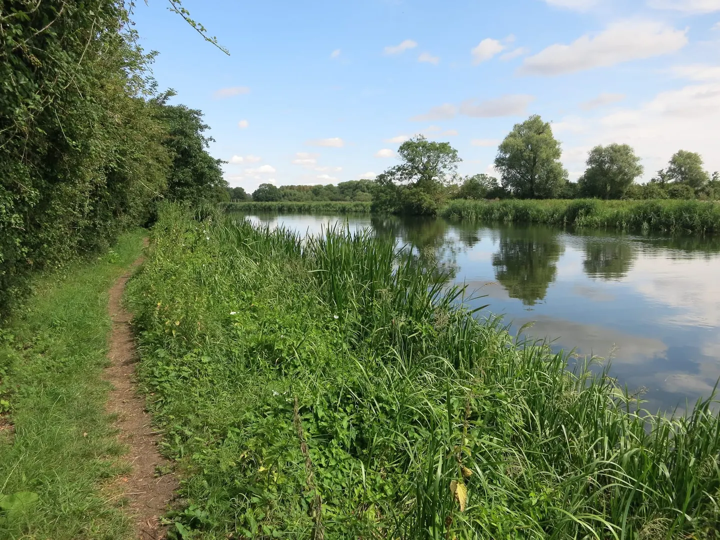 Photo along the Ouse Valley Way, a 150-mile long-distance path running from Syresham to King's Lynn, England.