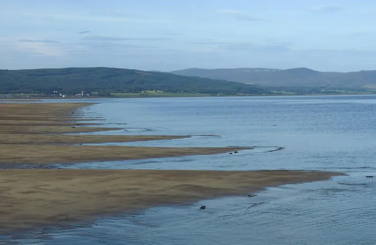Photo of the Dornoch Firth, a National Scenic Area in Highland, the Scottish Highlands and Islands.