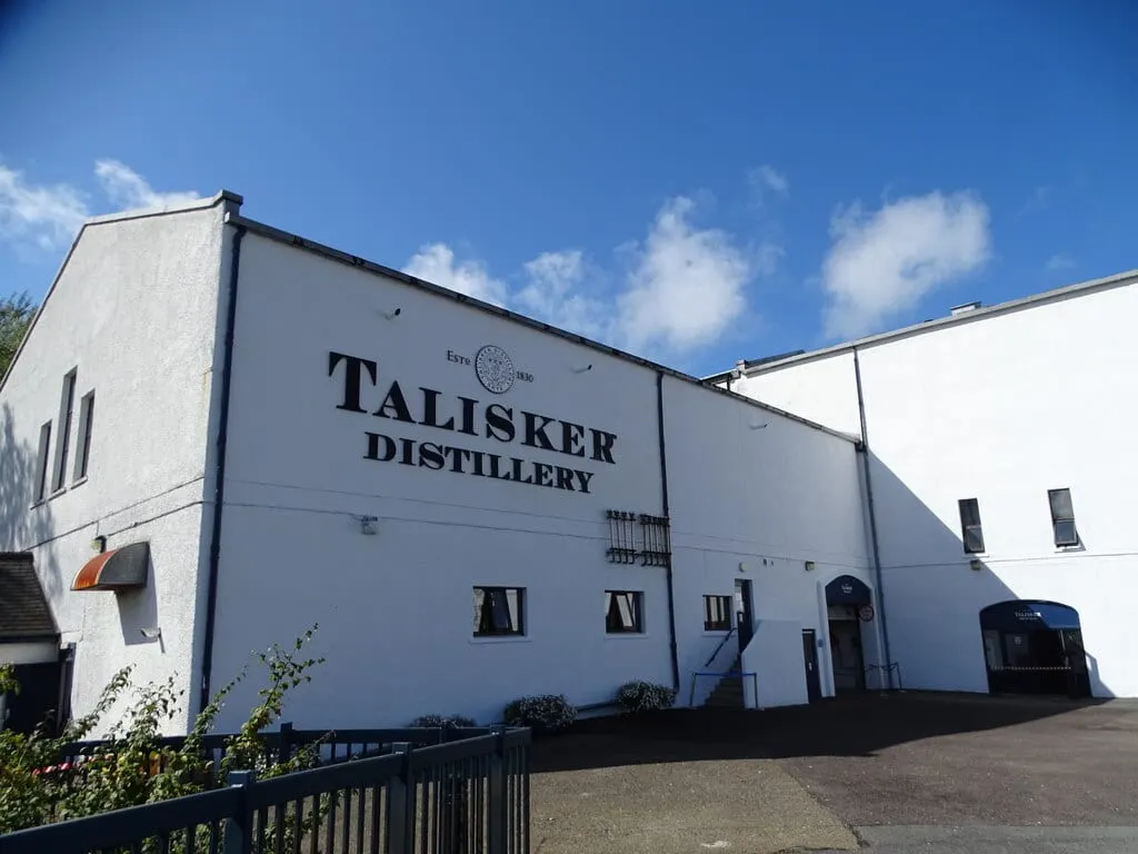 Photo of Talisker Distillery, a distillery near Carbost, Highland, the Scottish Highlands and Islands.