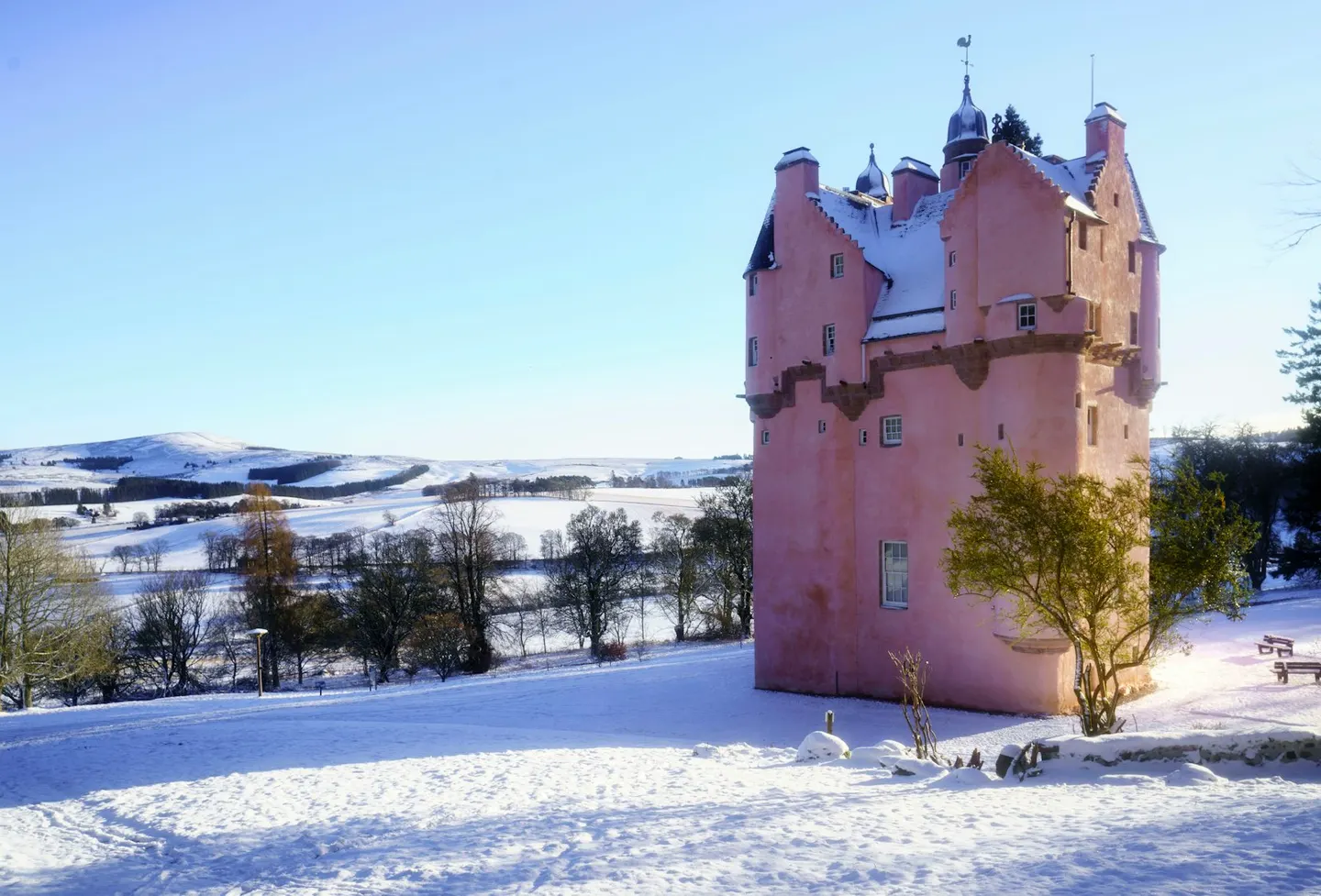 Photo of Craigievar Castle, a tower house near Alford (Alford), Aberdeenshire, north east Scotland.