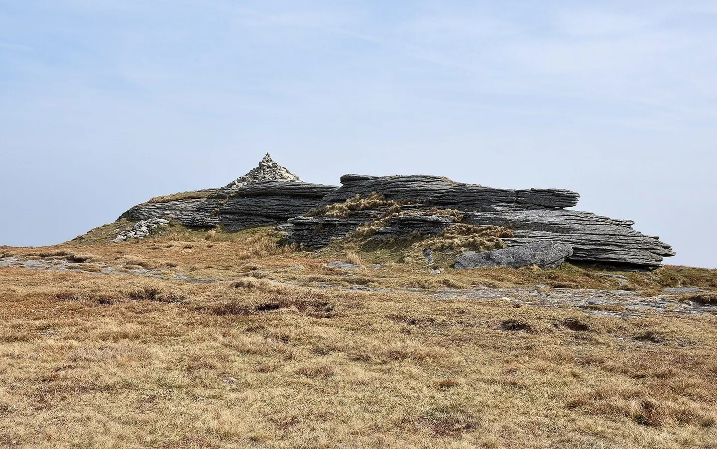 Photo: High Willhays, a 622m hill near Okehampton in Dartmoor, Devon, south west England.