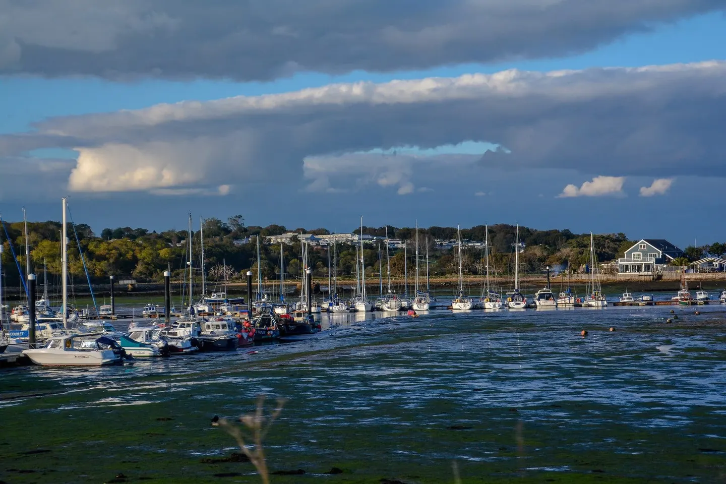 Photo of Bembridge, a village in the Isle of Wight, south east England.
