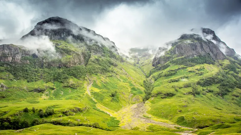 Photo of Ben Nevis and Glen Coe, a National Scenic Area in Scotland.