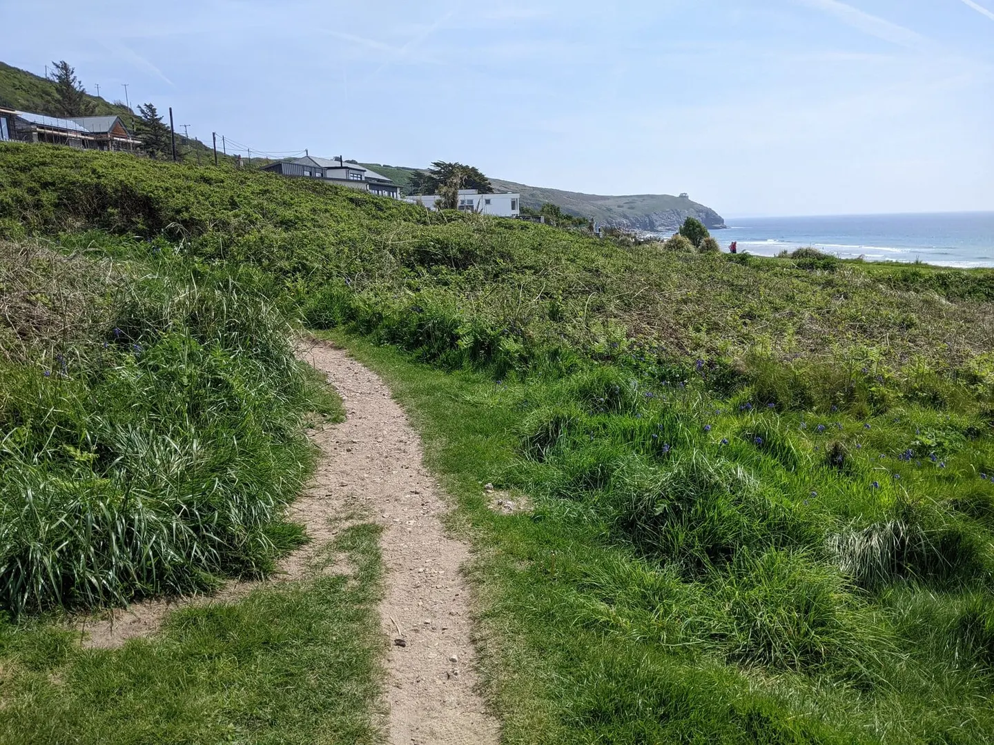 Photo of Praa Sands East, a swimming spot near Porthleven, Cornwall, south west England.