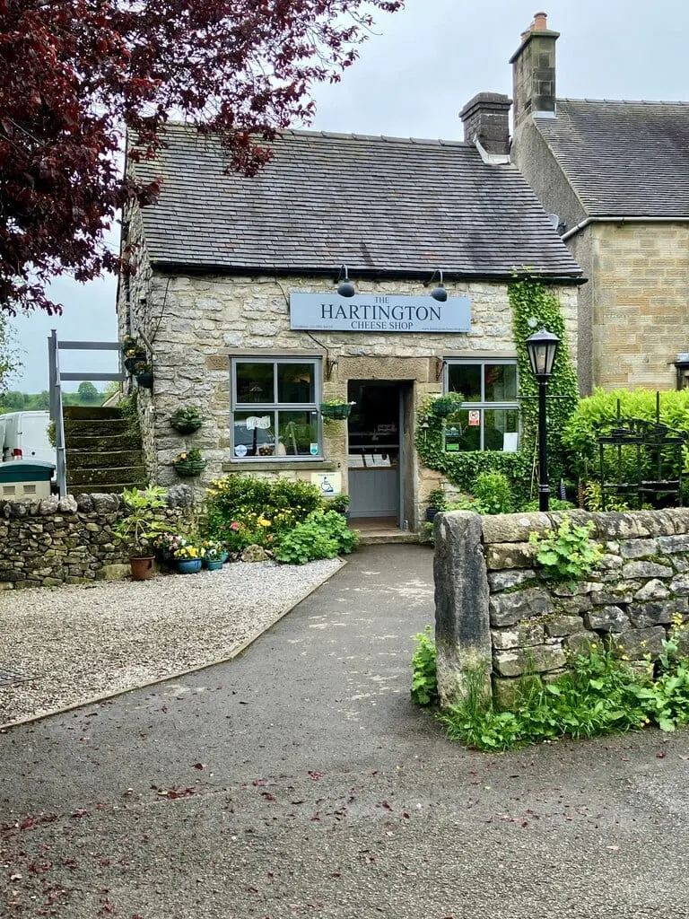 Photo of The Hartington Cheese Shop, a farm & farm shop in the Peak District, Derbyshire, central England.