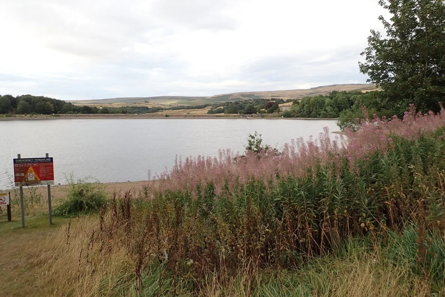 Photo of Hollingworth Lake, a reservoir near Rochdale, Greater Manchester, north west England.