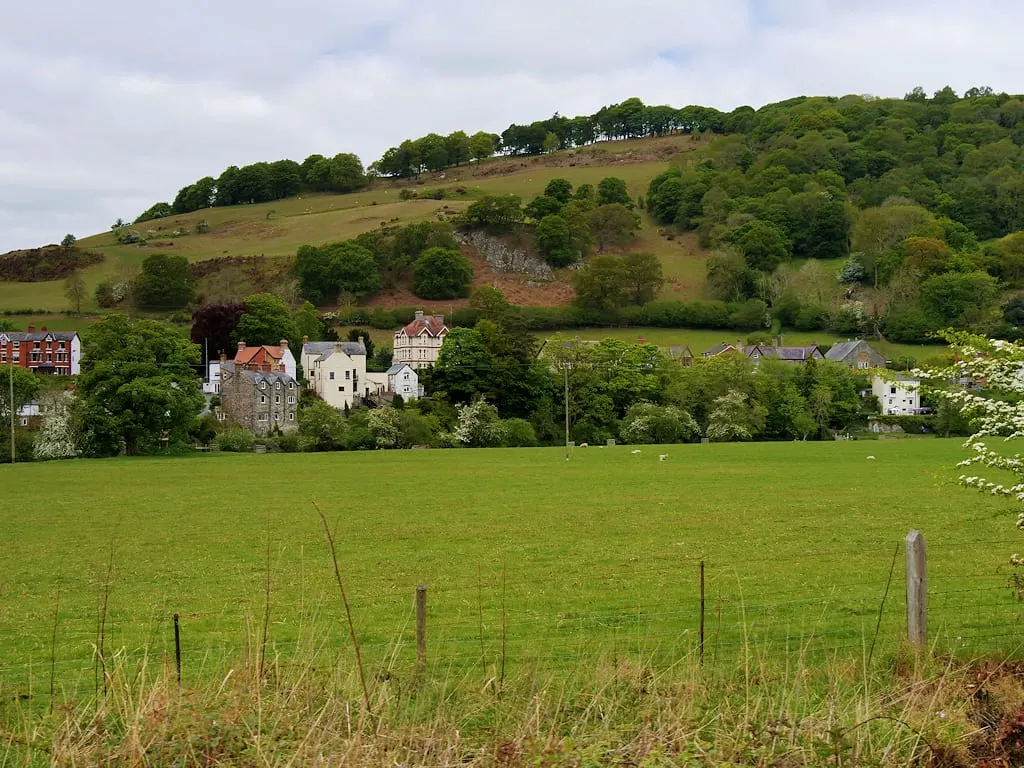 Photo of Carrog, a village in the Clwydian Range & Dee Valley, Denbighshire, north Wales.