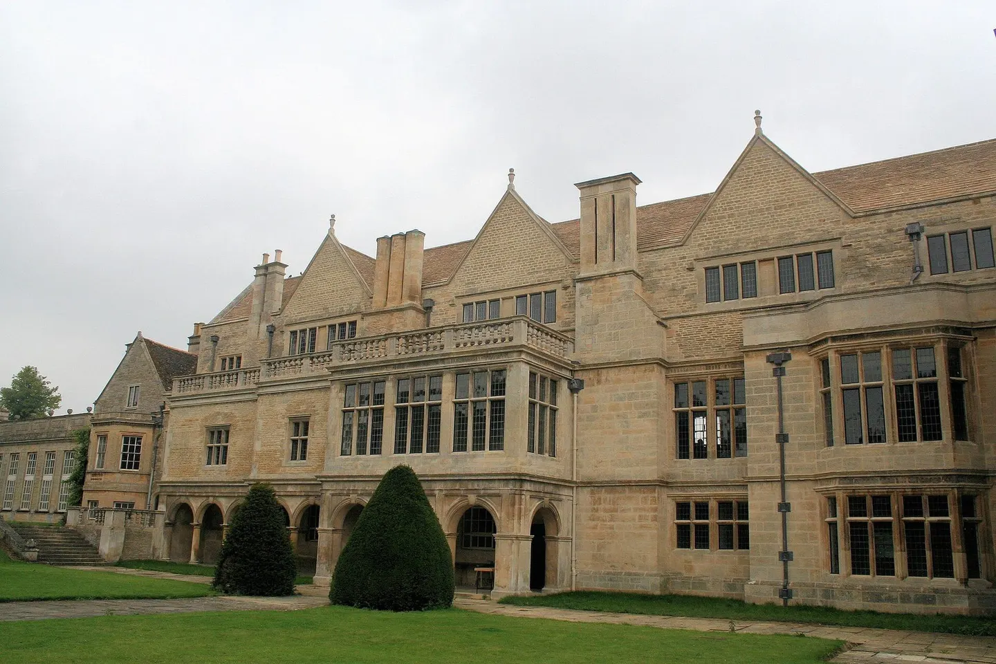 Photo of Apethorpe Palace, a Grade II registered house & garden in Northamptonshire, central England.