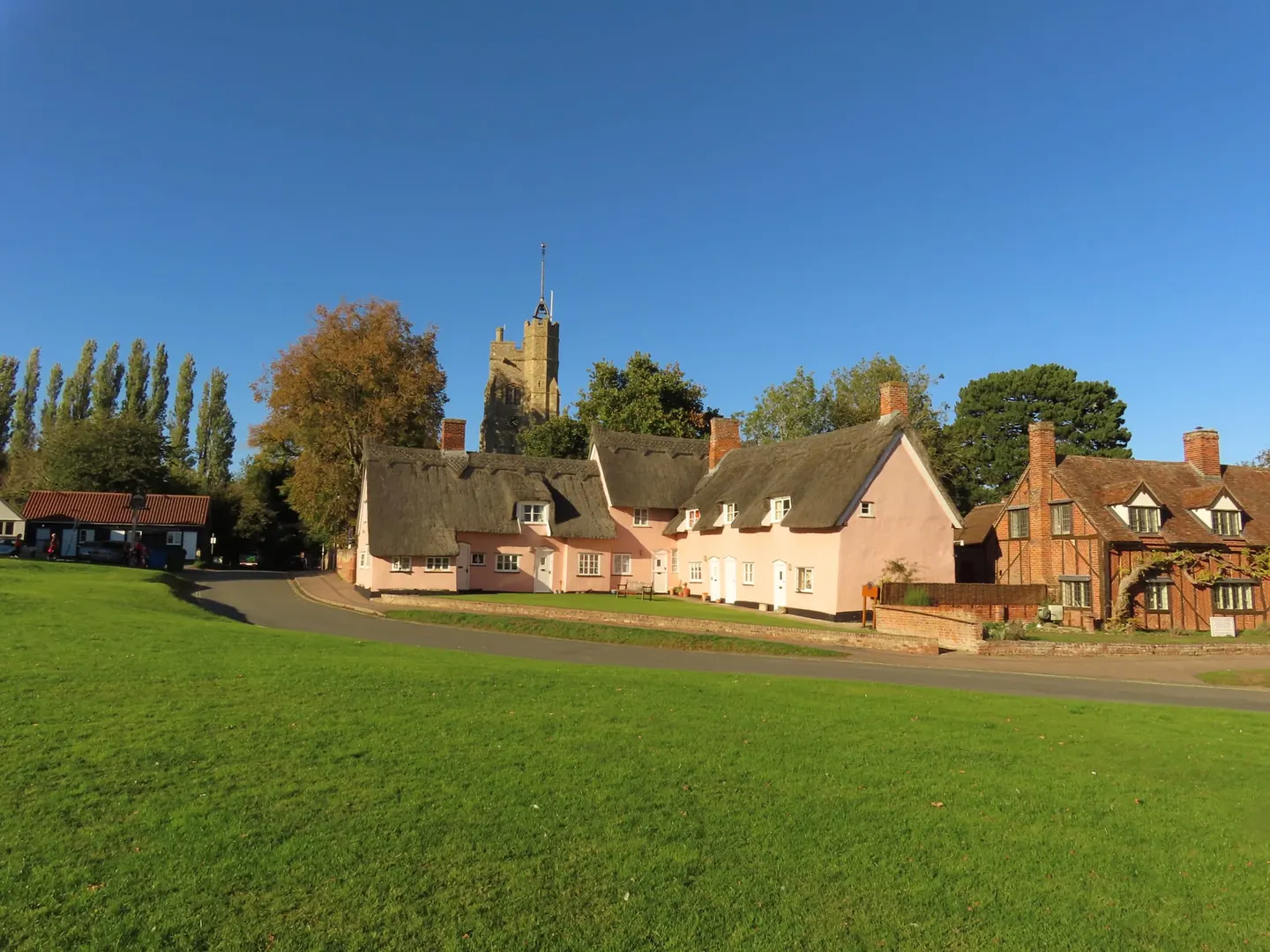 Photo of Cavendish, a village in Suffolk, eastern England.