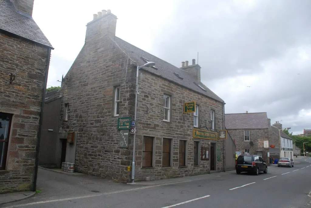 Photo of The Murray Arms Hotel, a pub near St Margaret's Hope, the Orkney Islands, the Scottish Highlands and Islands.