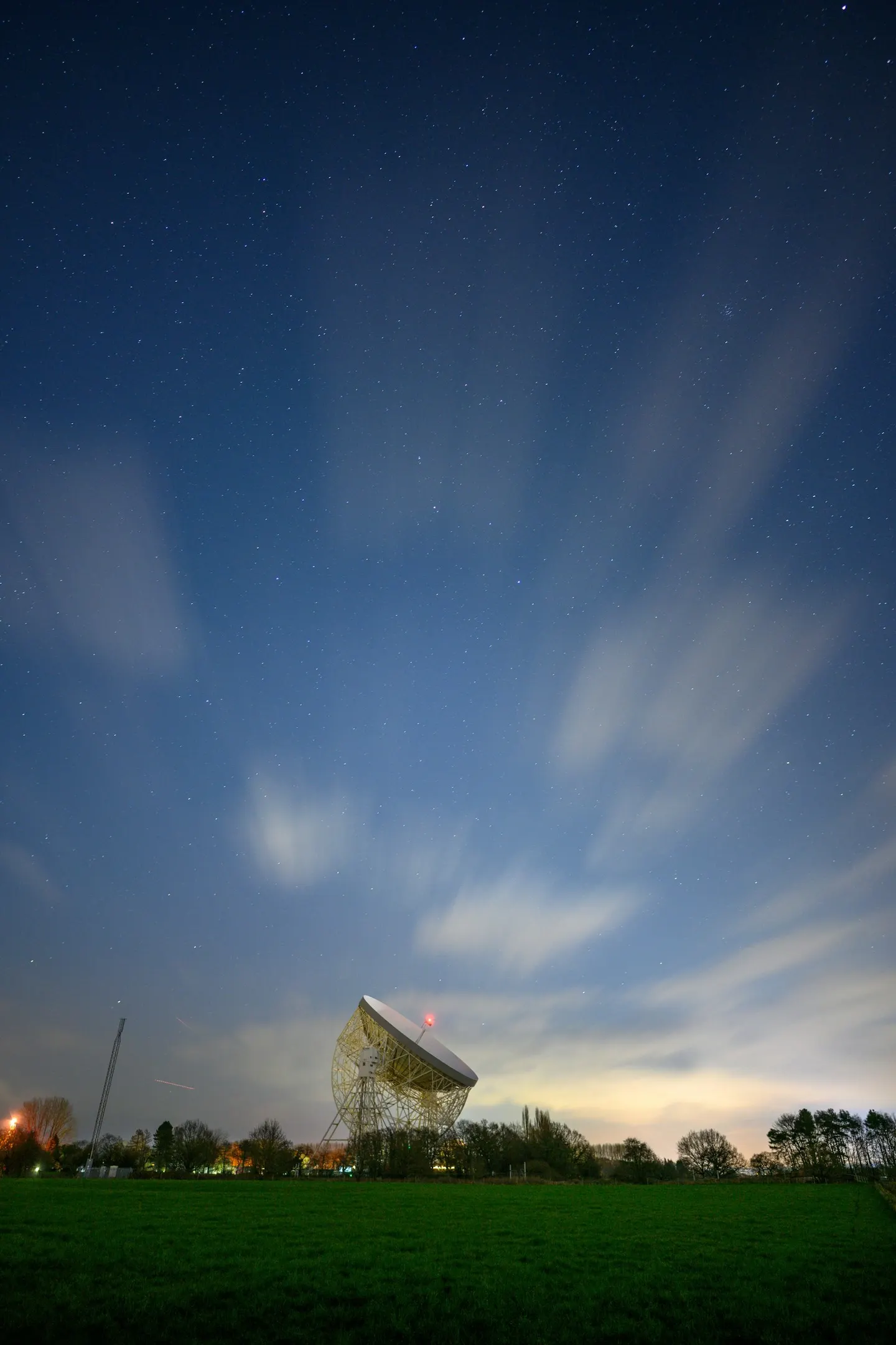 Photo of Jodrell Bank Observatory, a visitor attraction near Goostrey, Cheshire, north west England.