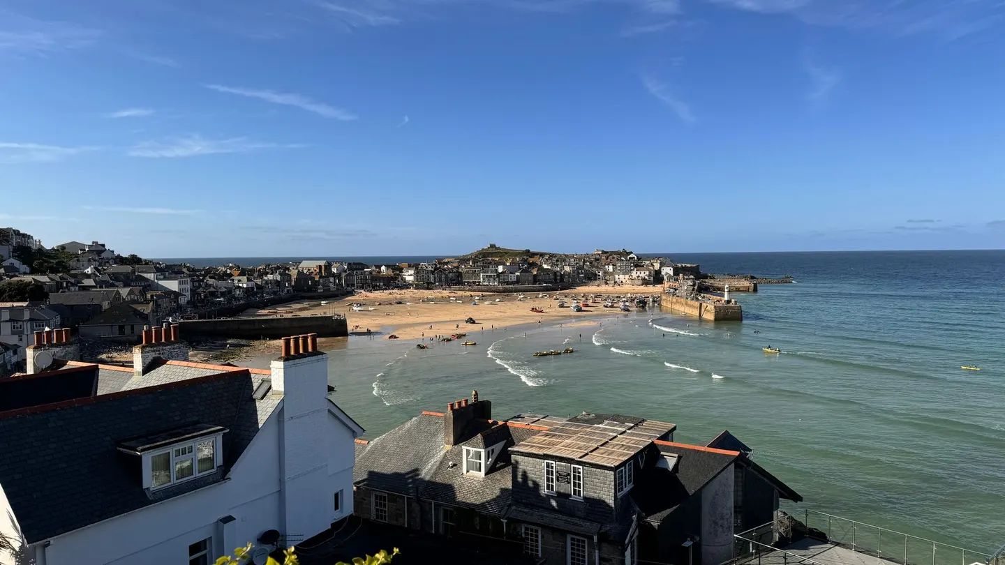 Photo of St Ives, a village in Cornwall, south west England.