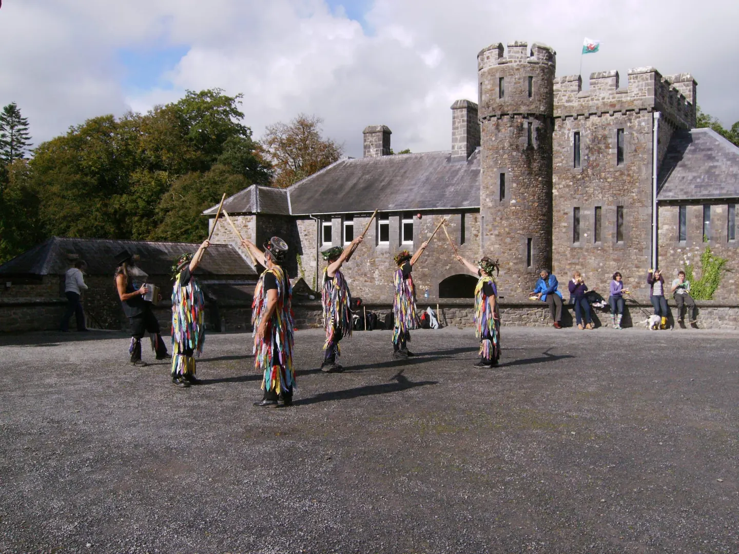 Photo of Picton Castle and Gardens, a garden near The Rhos, Pembrokeshire, south west Wales.
