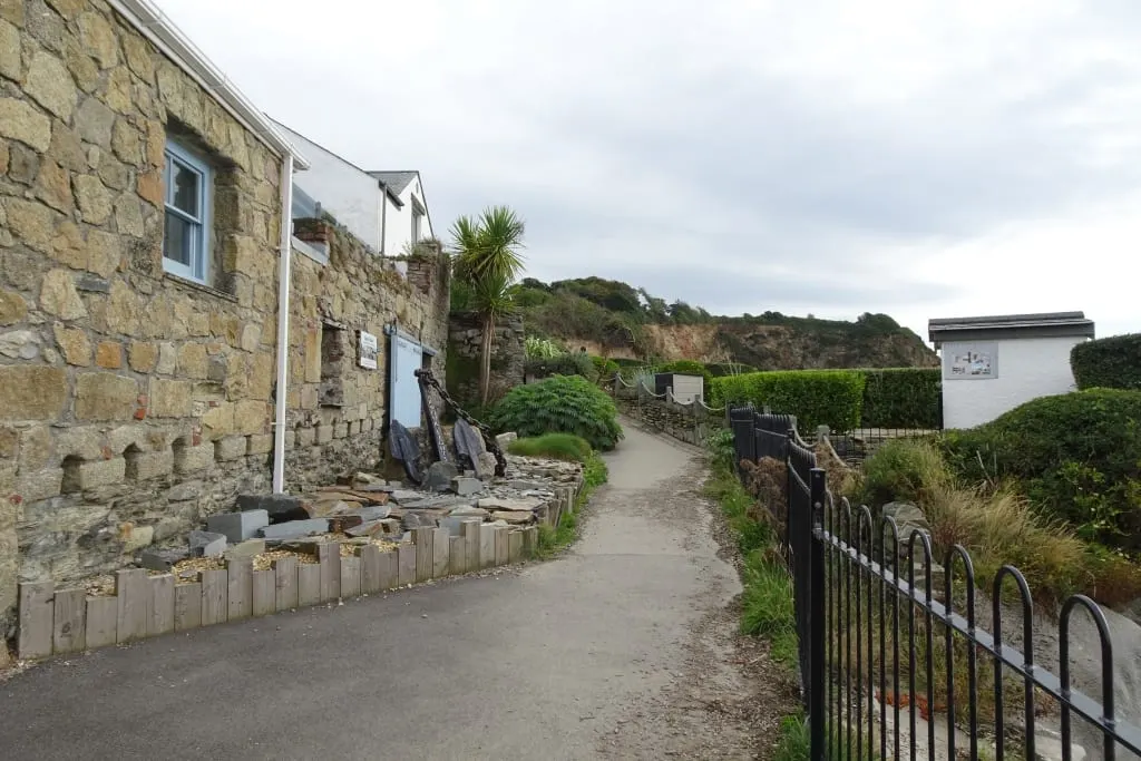 Photo of Charlestown, a swimming spot near Mevagissey, Cornwall, south west England.