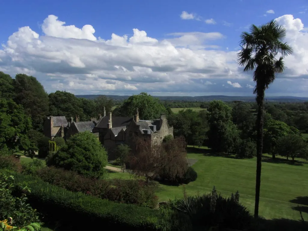 Photo of Clevedon Court, a Grade II* registered house & garden near Congresbury, Somerset, south west England.
