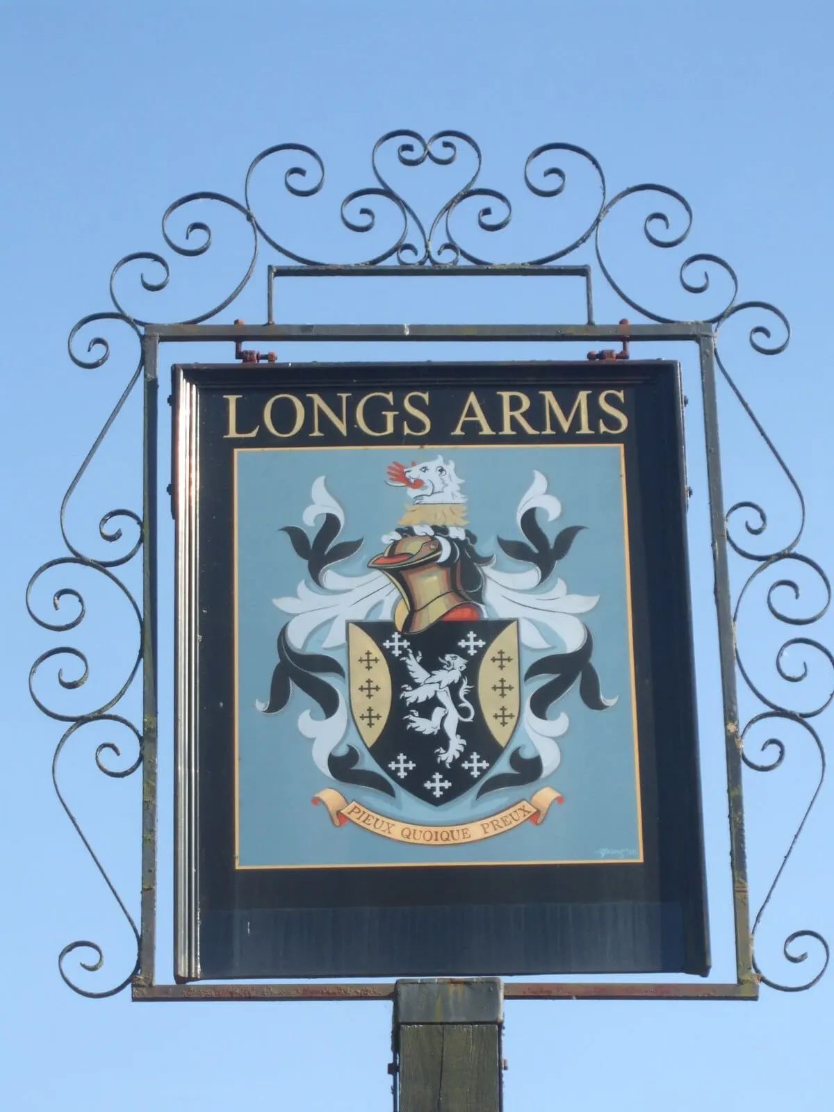 Photo of Longs Arms, a gastropub near South Wraxall, Wiltshire, south west England.