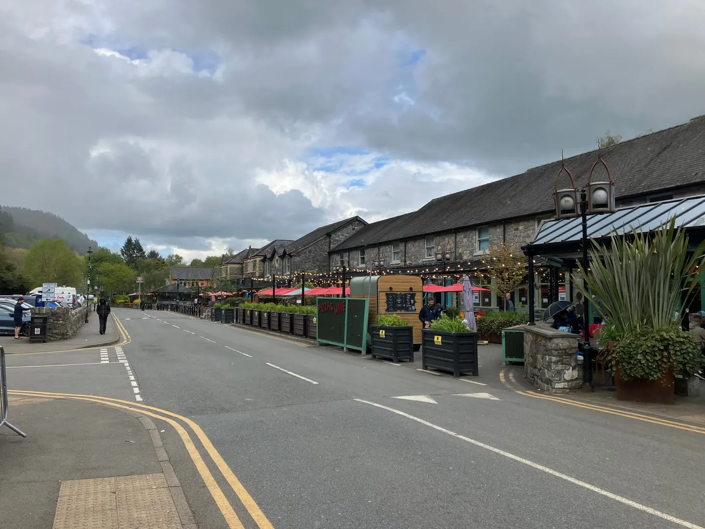Photo of Betws-y-Coed, a village in Eryri, Conwy, north Wales.