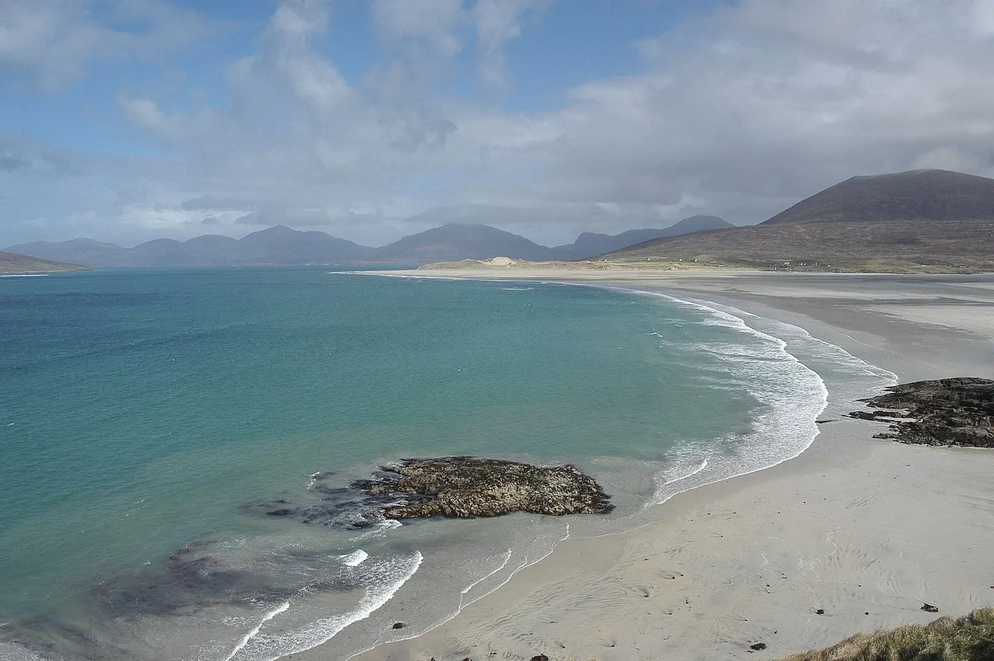 Photo of Seilebost Beach, a beach near Tarbert (Tarbert), Na h-Eileanan Siar, the Scottish Highlands and Islands.