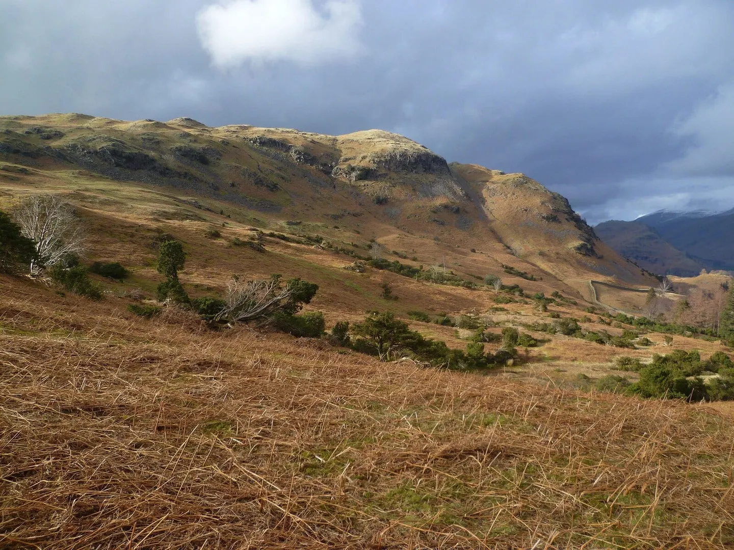 Photo: Silver How, a 394m Lake District fell near Grasmere, Cumbria, north west England.