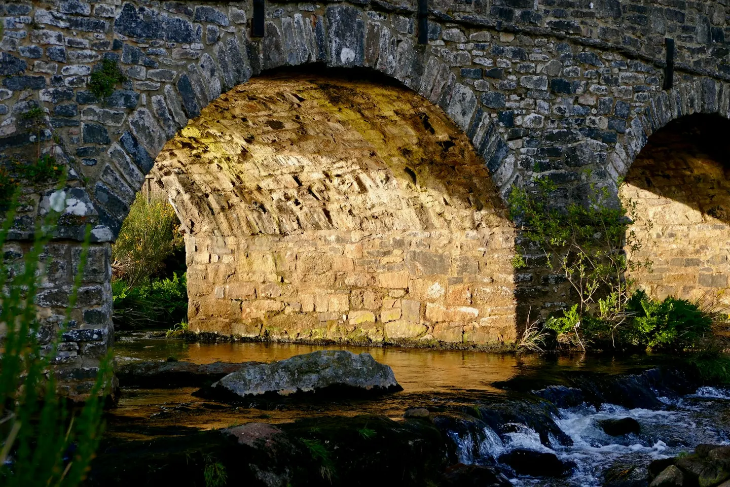 Photo of Postbridge, a village in Dartmoor, Devon, south west England.
