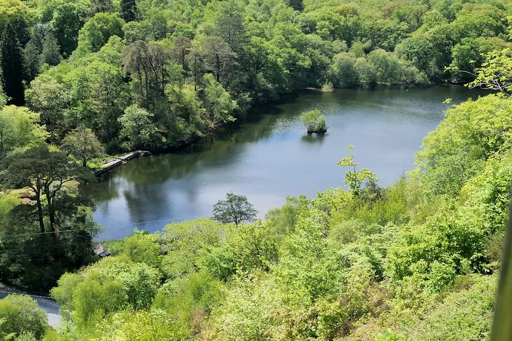 Photo of Llyn Mair, a lake near Maentwrog in Eryri, Gwynedd, north Wales.